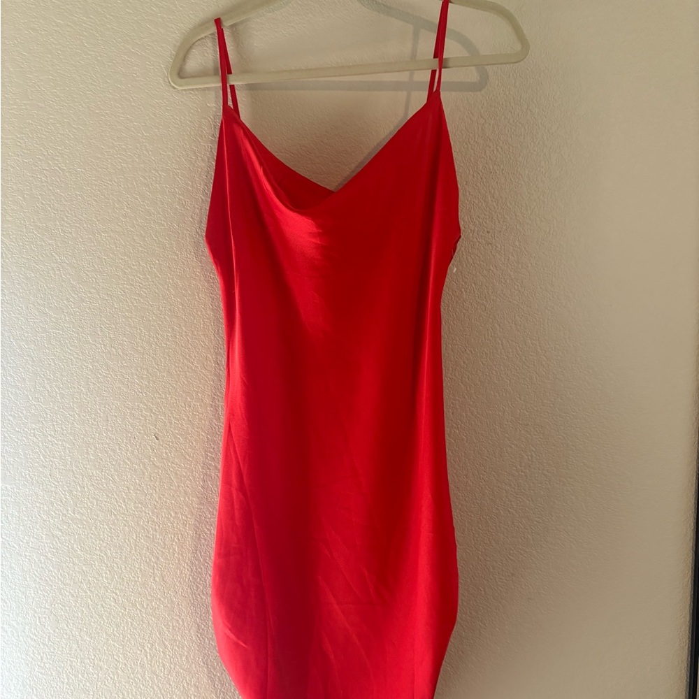 Red Slip Dress